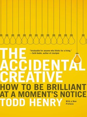 cover image of The Accidental Creative